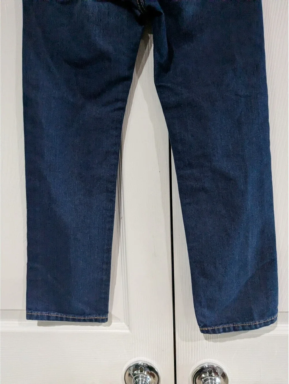 Old Navy Boys Wow Skinny Jeans, Dark Indigo Wash, Size 7, Adjustable Waist